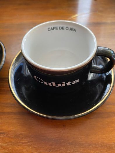 Set of 2 coffee Espresso cups - Cubita - Cafe' de Cuba