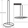 Kitchen Roll Holder,Freestanding Paper Towel Holder Countertop,kitchen towel holders free standing,Paper Towel Holder Stand Vertical Paper Hand Dispenser for toilet,Bathroom,roll holder Image 3