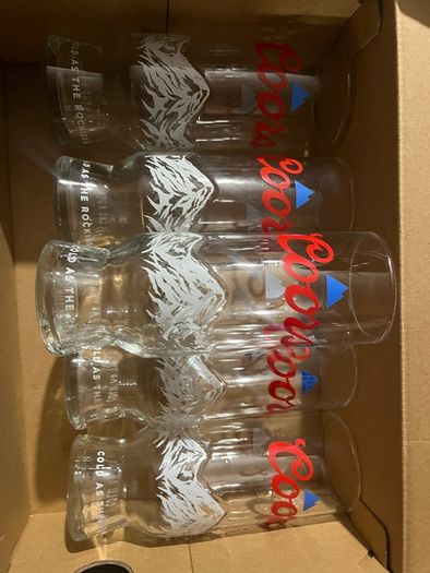 coors beer pint glasses