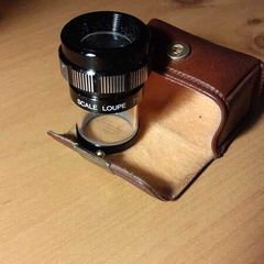 Rare Jeweller Magnifier/ Spy Glass