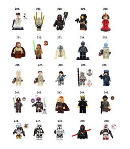 Star Wars Minifigures Collection Lego Compatible P-Z