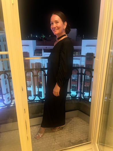 one shoulder midi dress