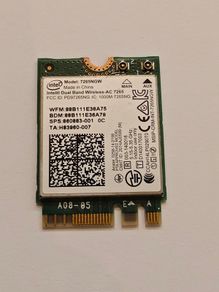 Intel 7265NGW Wifi Card Dual Band 2x2 Wireless AC + Bluetooth 4.0 M2 Interface Also Supports 802.11 AC
