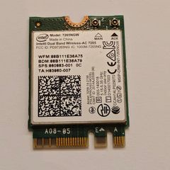 Intel 7265NGW Wifi Card Dual Band 2x2 Wireless AC + Bluetooth 4.0 M2 Interface Also Supports 802.11 AC