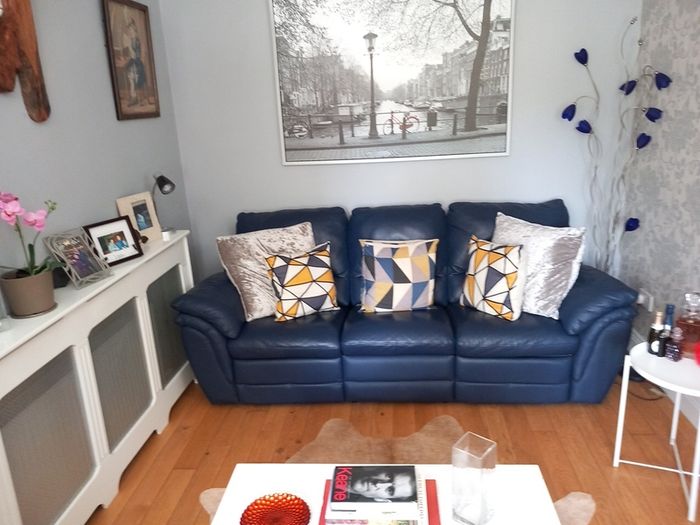 leather sofa