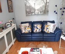 leather sofa