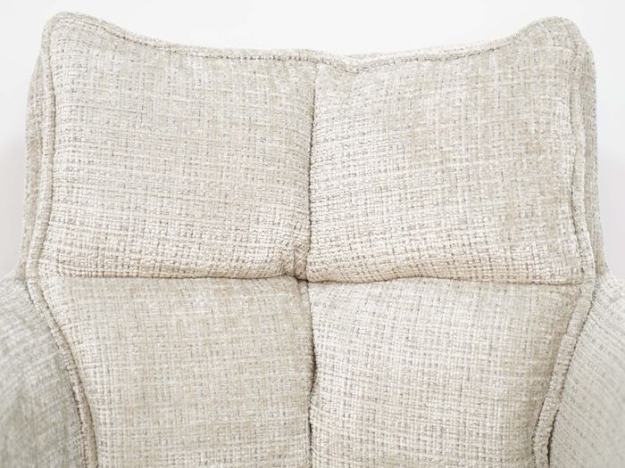 Cremona Swivel Armchair Light Grey Chenille 360