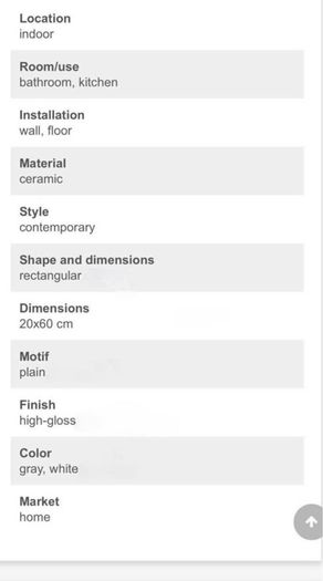 Spanish floor and wall tiles glossy 16 boxes 17.20 square meters