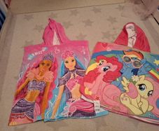 Hooded kids towels - Barbie & My Little Pony