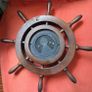 Midcentury Stockburger Aneroid Ships Wheel Barometer Image 3