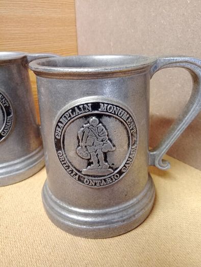 Champlain Monument  Tankard  x 2