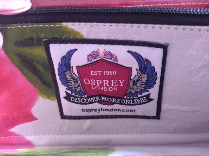 Designer OSPREY Graeme Ellisdon Real Leather Purse Brand New