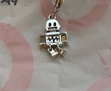 Pandora Bestie Robot Dangle charm-Brand new