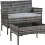 4-Piece Rattan Garden Chair Furniture Set Image 2