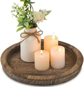 Wooden Candle Holder