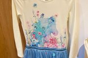 Monsoon Long Short Sleeve Unicorn dress