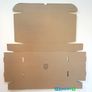Lot of 10 pcs Large Flat Ecommerce eco-friendly box, postal & shipping size 42 x 29 x 8 cm top quality all brown double walled Image 2