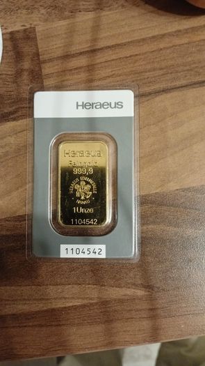 1 Oz  Gold Sealed Bar