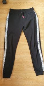 Age 11 Years - A Pair of Black Fleece Bottoms - Cuffed Hems - Read Carefully