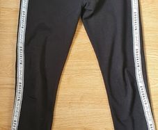 Age 11 Years - A Pair of Black Fleece Bottoms - Cuffed Hems - Read Carefully