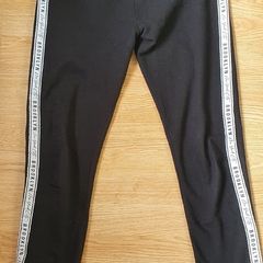 Age 11 Years - A Pair of Black Fleece Bottoms - Cuffed Hems - Read Carefully