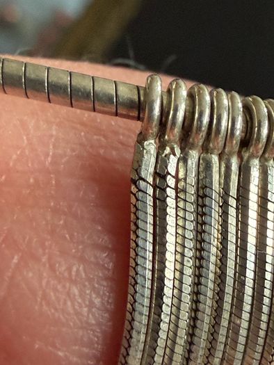silver necklace