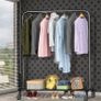 Clothes Rails For Bedroom, Free Standing Coat Racks, Heavy Duty Clothes Rack, Metal Clothes Stand, Minimalism Garment Rack for Coats, Skirts, Shirts, Sweaters Image 5