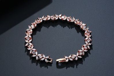 Crystal Rose Gold Bracelet