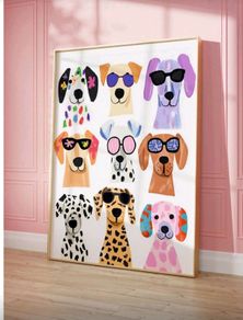 Whimsical Dogs poster