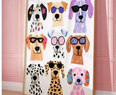 Whimsical Dogs poster