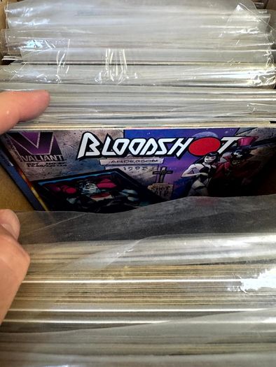 Valiant Long Comic Box w 270 comics for Sale