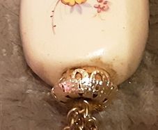 ceramic pomander/ perfume necklace, on offer