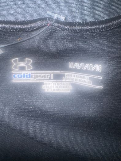 Under Armour ladies black long sleeve cold gear top size L UK12/14 EU40/42 Free post