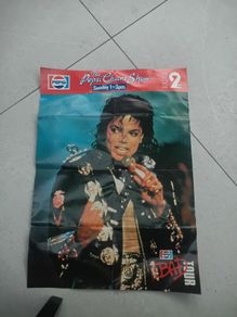 Genuine Michael Jackson Irish Tour Poster Cork 88