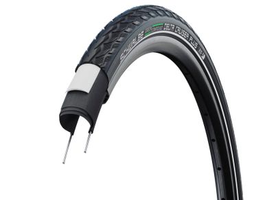 2x Cycle Tyres+ 2x (Free Tube) Schwalbe Delta Cruiser Plus - PunctureGuard