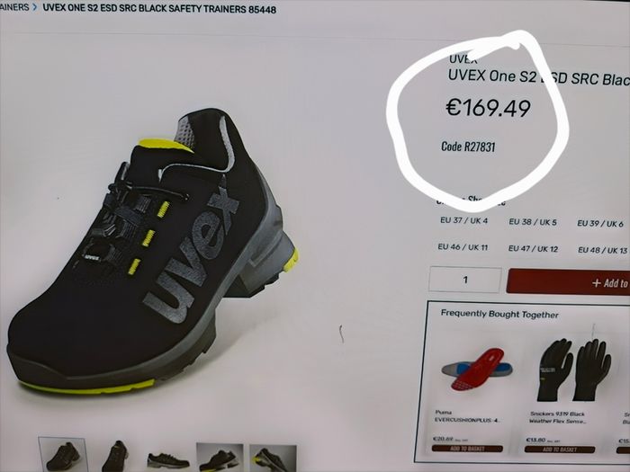 Brand New Uvex Safety Shoes