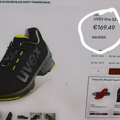 Brand New Uvex Safety Shoes