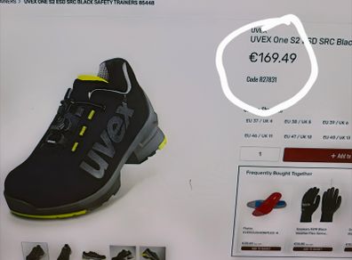 Brand New Uvex Safety Shoes