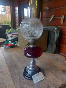 Veritas oil lamp, fully working, D18