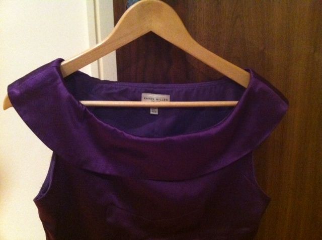 Karen Millen Cadbury purple dress