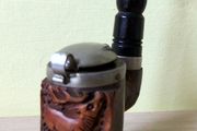 Deer Carved Pipe