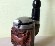 Deer Carved Pipe