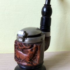 Deer Carved Pipe