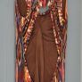 Red Queen boutique ethnic print maxi with open back detail Sz L/XL (Fit 12-14UK) Image 10