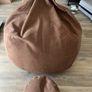 Bean Bag & Footstool Cover - Blue Image 2