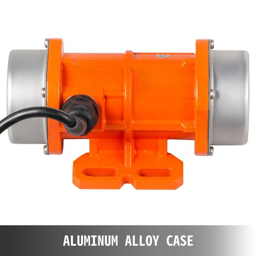 Concrete Vibrator Motor 110V/220V Vibrating Motor 90W Single Phase AC Electric Casing Aluminum Alloy Vibrating Motor 3600Rpm