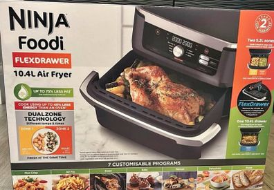 Ninja Foodi FlexDrawer Dual Air Fryer 10.4L AF500UK