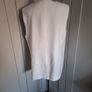 Zara sleeveless waistcoat in off white Image 3
