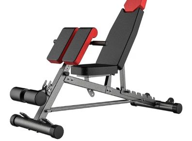 Multi-Functional FID Weight Bench for Full All-in-One Body Workout Hyper Back Extension, Roman Chair, Adjustable Ab Sit up Bench, Incline Decline Bench, Flat Bench