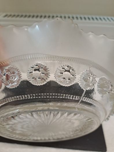 1930s Davidson Art Deco glass bowl